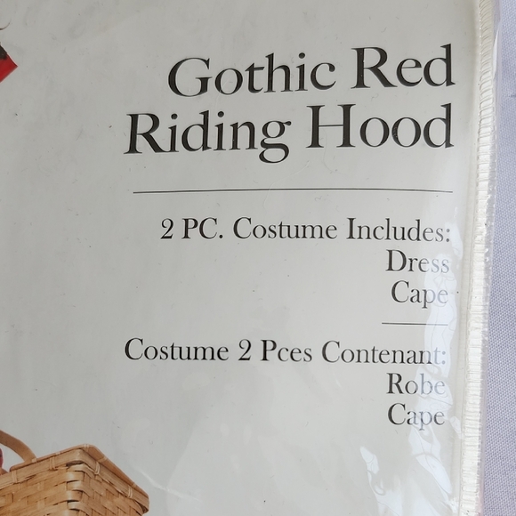 Leg Avenue Red and Black Gothic Costume - Picture 2 of 4